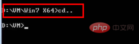 cmd中如何切換目錄到D盤下