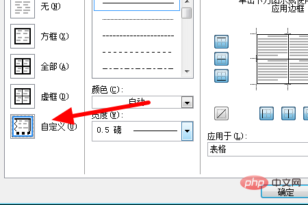 表格外框線改為1.5磅雙實線