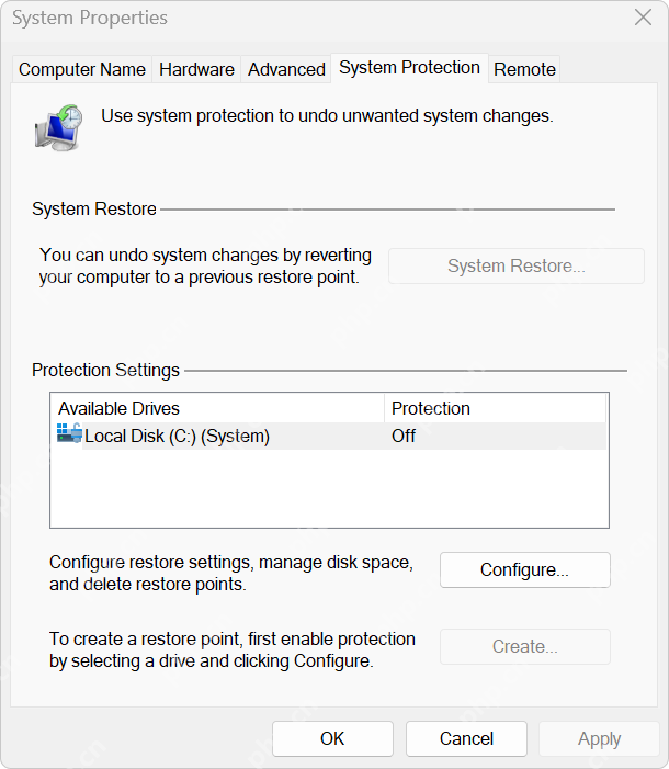 win11系统保护在哪里_win11系统保护设置入口指南 - php中文网