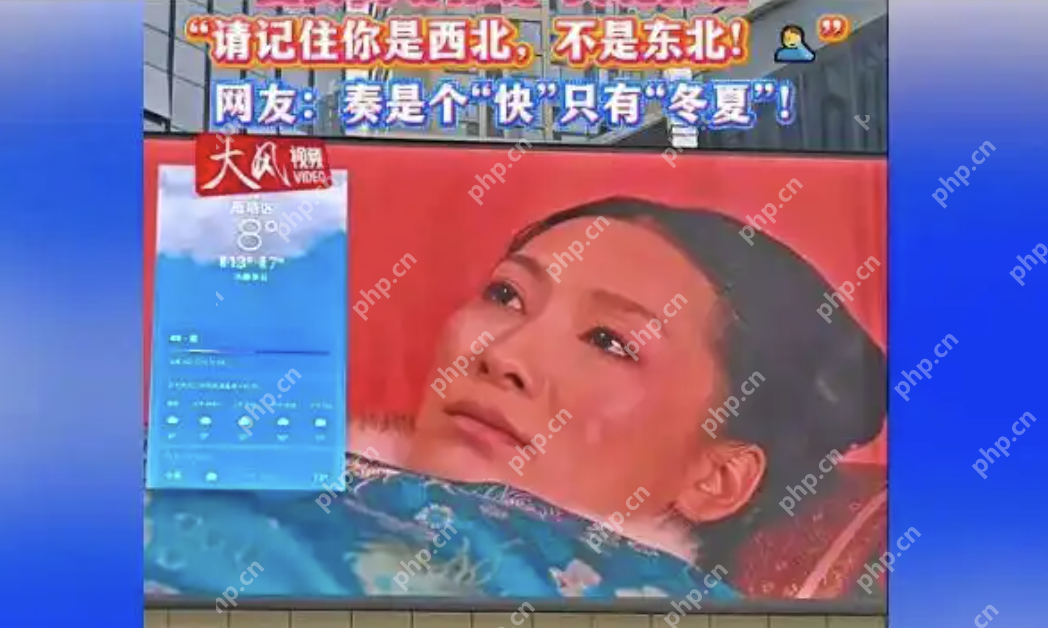 “西安请记住你是西北不是东北”，网友：哈哈现在都有点乱套了 - php中文网