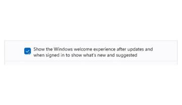 Win11 通知其他设置中关闭 Windows welcome experience