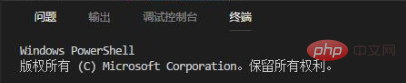 vscode終端機視窗無法輸入命令