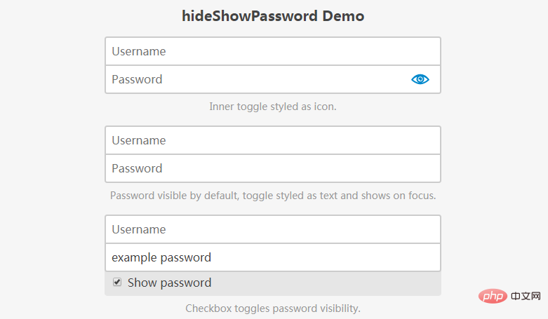 5 powerful password display/hide effects recommended (with source code download)