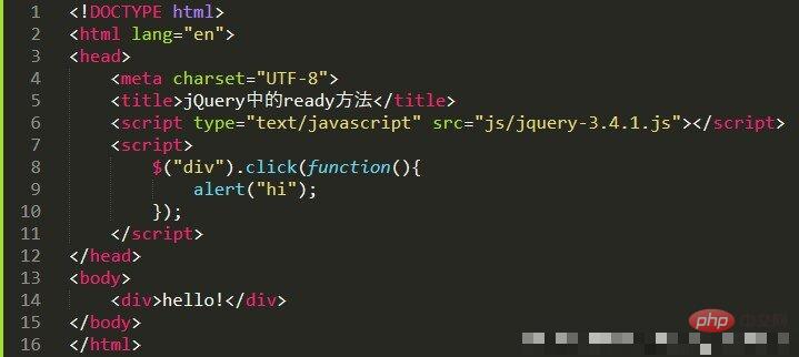 Quel est le rôle de ready dans jquery ?