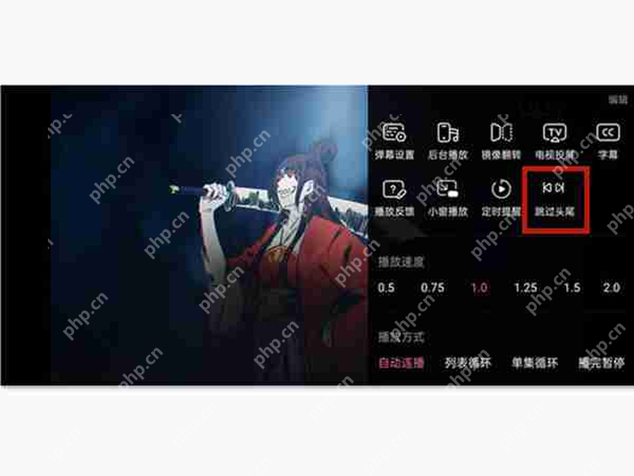 哔哩哔哩视频选集分P或章节列表页面