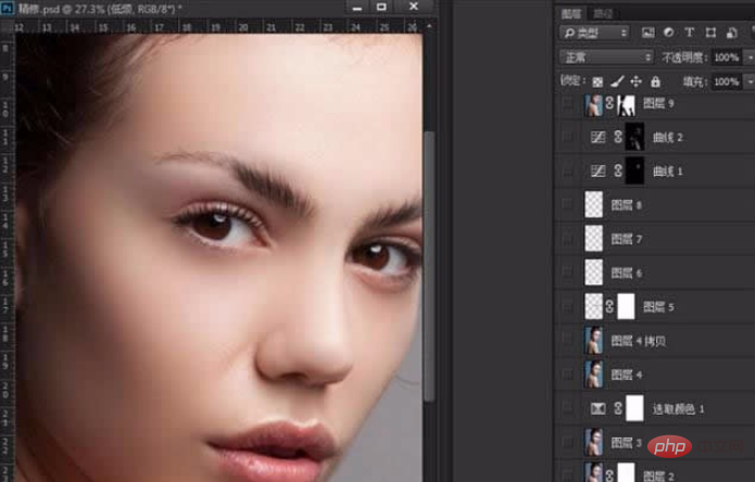 What are the basic steps for PS portrait refinement?