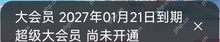 哔哩哔哩会员中心大会员到期日期提示_哔哩哔哩在哪里看会员到期时间_哔哩哔哩会员有效期查询指南 - php中文网