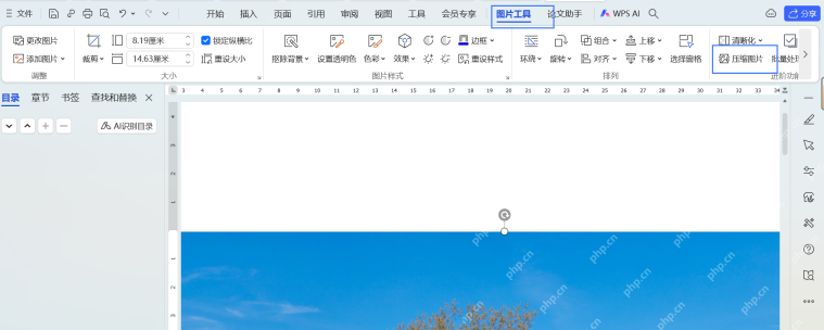WPS文字图片工具中使用压缩图片和批量处理