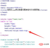 1638865852676236.png How to set the text of td element to appear on top in css
