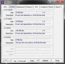 CPU-Z怎么查看处理器缓存信息
