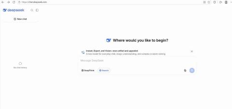 DeepSeek网页版新对话首页