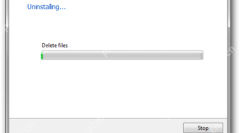 Total Uninstall Windows 正在移除残留文件。