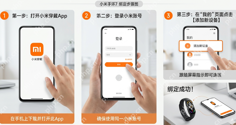 小米手环7怎么绑定 - php中文网