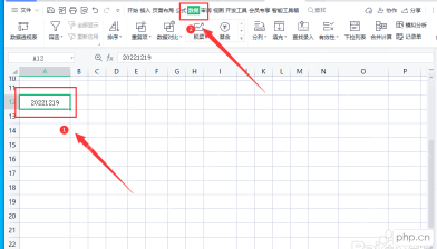 WPS表格中选中不规范的八位数字日期数据