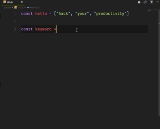 1571105915459089.gif 提高 JavaScript 開發效率的高階 VSCode 擴充功能之二!