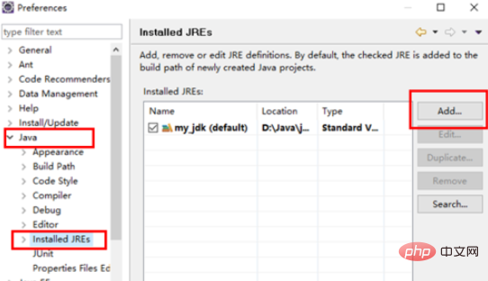 Comment modifier la version par défaut de Java dans Eclipse