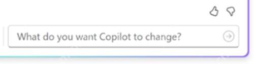Word Copilot 面板中的追问输入框