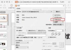 打印范围和份数设置面板
