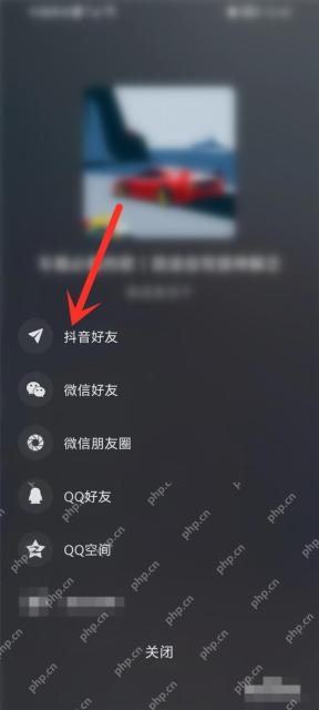 选择好友分享渠道