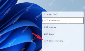 win11怎么切换显示器模式_win11投影及多屏模式切换指南 - php中文网