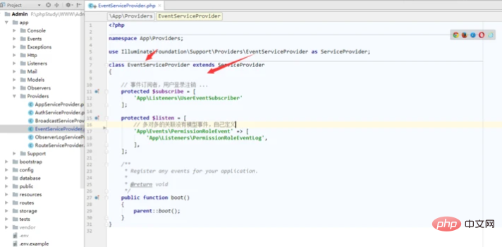 Explication détaillée de deux méthodes dévénements du modèle Laravel