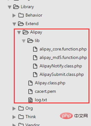 How to connect Alipay in php