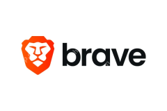 Brave官方彩色狮子标识与品牌名称