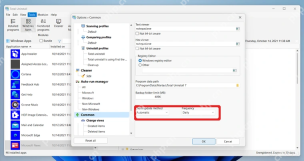 Total Uninstall Windows Options Common 页面中的 Check update method 下拉框。