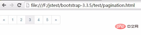 How to use bootstrap pagination