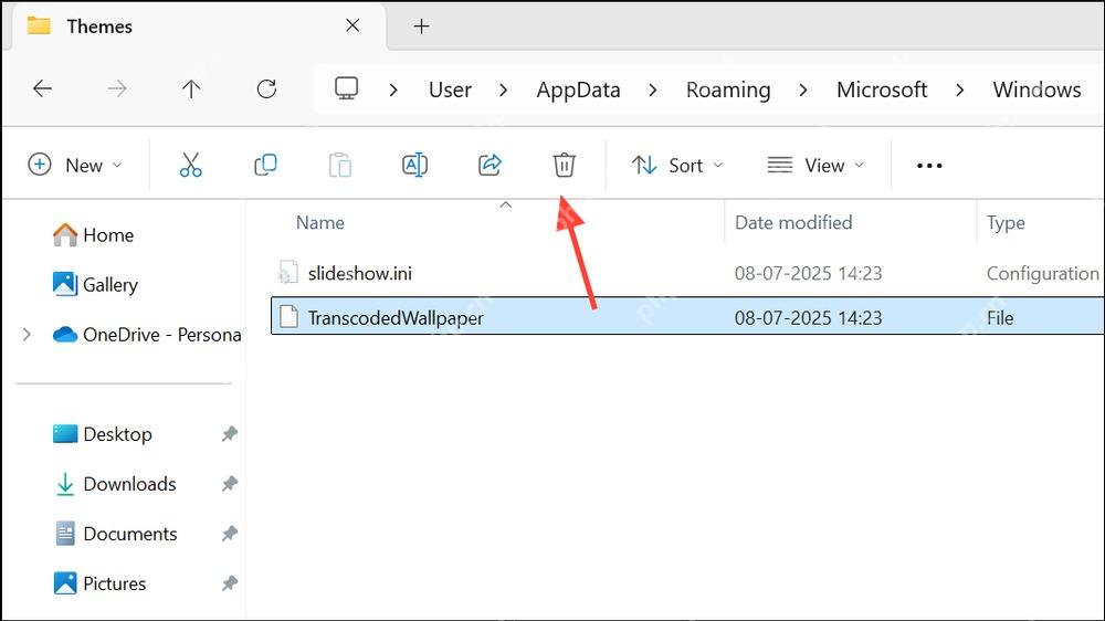 Win11 Themes 文件夹中的 TranscodedWallpaper 壁纸缓存