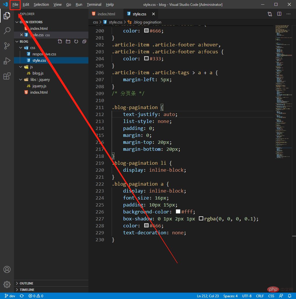 How to set the theme of sublime in vscode?