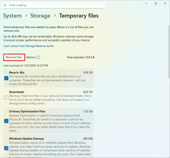 win11怎么清理系统文件_win11系统文件清理选项使用指南 - php中文网
