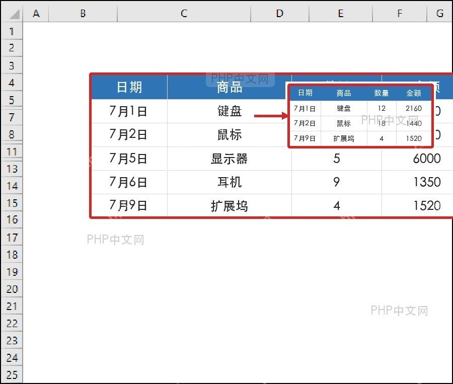 Excel 复制可见单元格后粘贴结果只保留可见记录