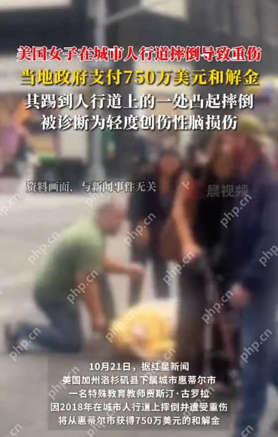 女子走路绊倒美市政府赔了750万美元是怎么回事?详情介绍 女子走路绊倒美市政府赔了750万美元是怎么回事?详情介绍