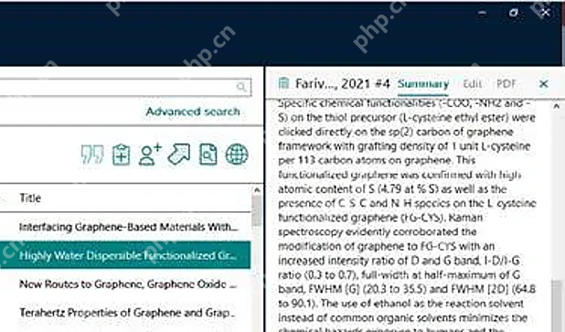 EndNote 21 选中文献后在右侧 Summary 区点击 Attach file 添加 PDF