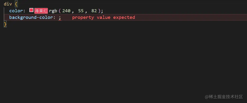 Take you to develop a VS Code plug-in that prompts color codes