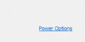 ParkControl 主窗口底部 Power Options 入口