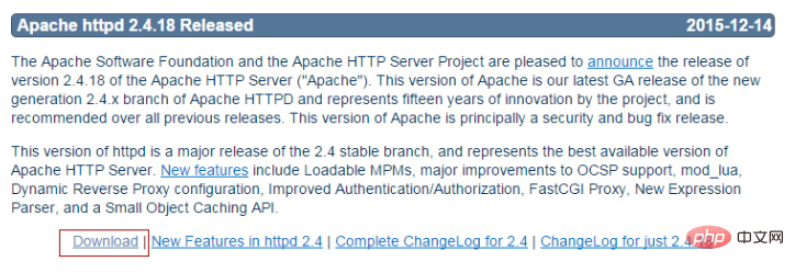 php7 설치 가이드 (windows) 아파치 설치 (1)