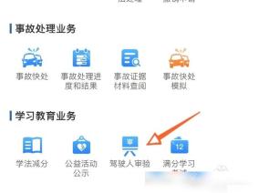 交管12123怎么查询驾驶证审验教育记录步骤2操作截图