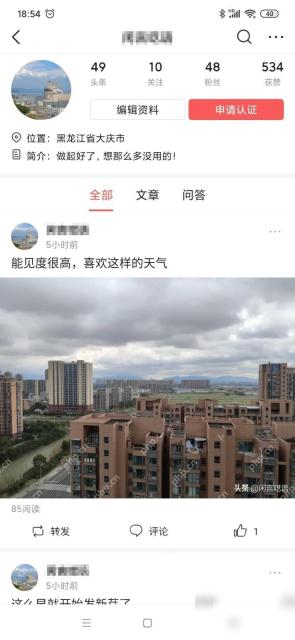 今日头条动态更多按钮