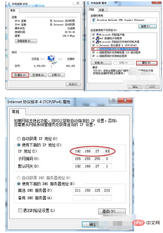 How to solve network exclamation mark