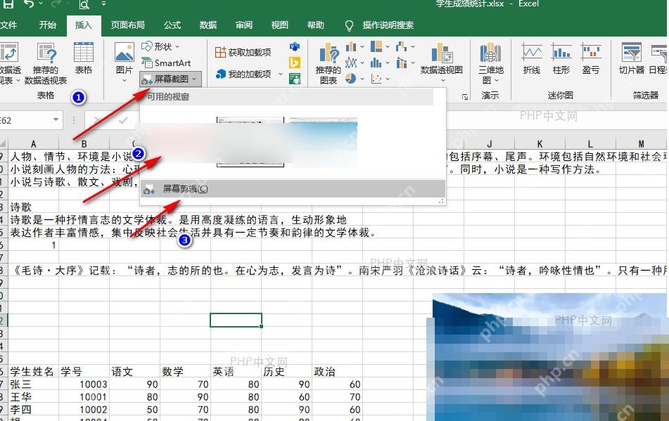 Excel选中工作表中的图片或形状对象