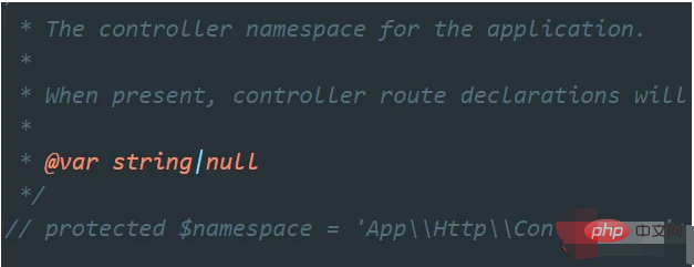 À propos des ajustements de routage dans laravel8