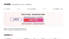 上传需要解锁的PDF文件