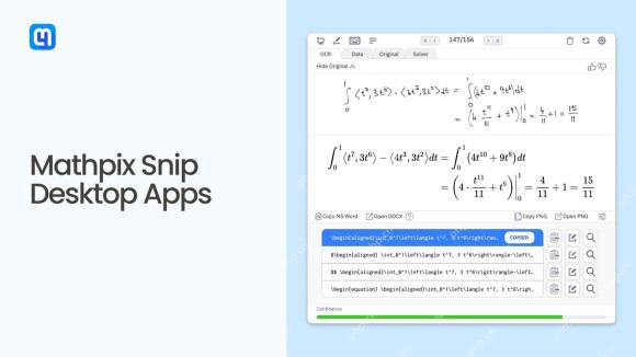 Mathpix Snip 识别公式后提供 Copy MS Word 按钮用于复制到 Word