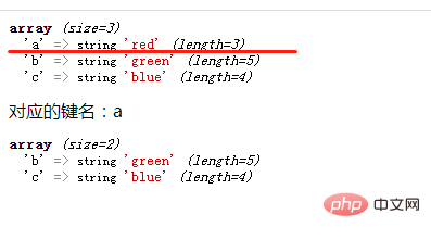 PHPのキー値に基づいて配列から要素を削除する方法