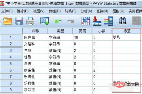 Quelles sont les règles de dénomination des variables spss ?