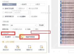WPS PDF 打印窗口中的打印文档背景选项服务于勾选打印背景步骤