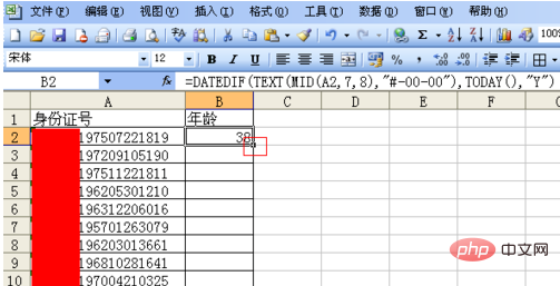 How to extract accurate age from ID number