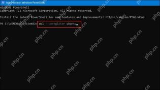 管理员 PowerShell 中执行 wsl unregister ubuntu